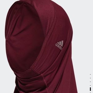 Maroon Adidas Hijab